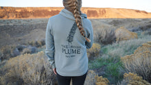 Load image into Gallery viewer, The Noisy Plume Feather Hoodie -- Blue Storm
